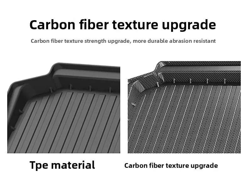 

Applicable To Tesla Model 3 Trunk Pad Special Car Tpe Trunk Pad Accessories Backrest Integrated Pad