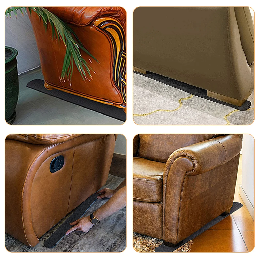 

2Pcs Anti Skid Furniture Pads Cuttable Durable Floor Protectors for Sofa Chair Recliner Legs Hardwood Floor Protector