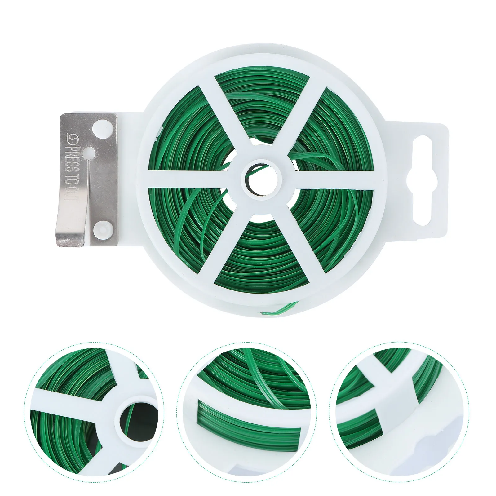 2Pcs Eco-Friendly Garden Tie Cable Wire Reel Multifunction Plant Bush Flower Bonsai Growing Tie Cable Organizer