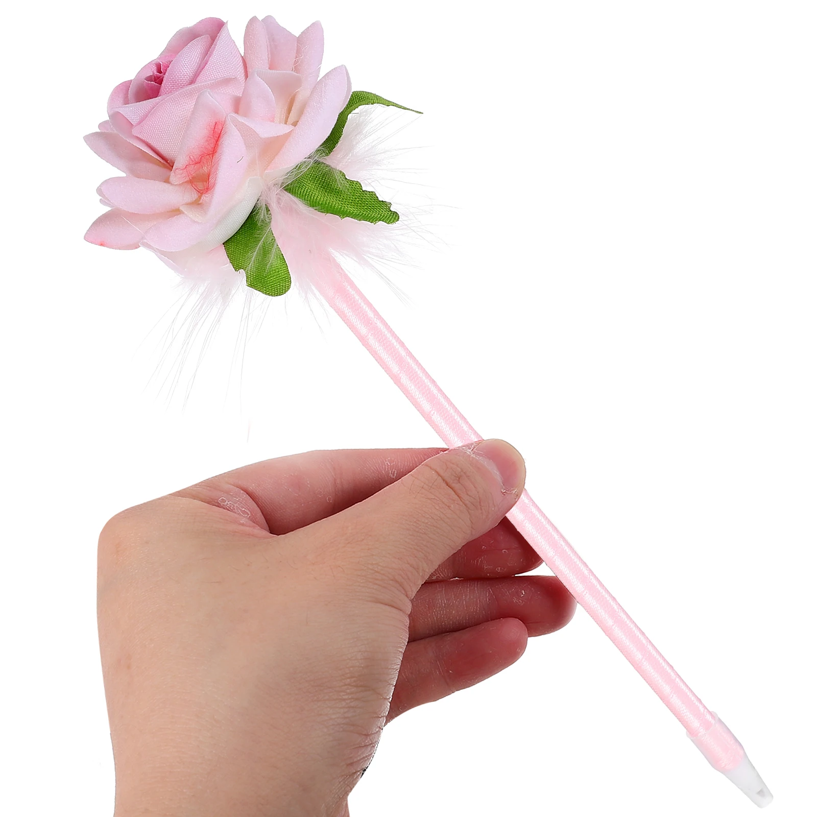 

2 Pcs Creative Flower Pens Floral Ballpoint Pen Cute Stationery Office Supplies Smooth Writing Portable Ink Pen for Party Favors