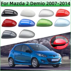 Para Mazda 2 Demio 2007 2008 2009 2010 2011 2012 2013 2014 cubierta de espejo retrovisor funda carcasa de espejo lateral pintado