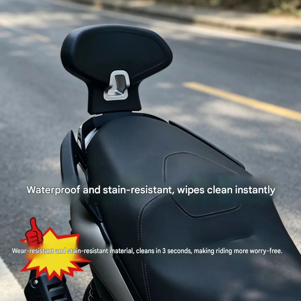 Motorcycle backrest, motorcycle modification lumbar support, tail wing modification parts compatible with ZONTES 125V
