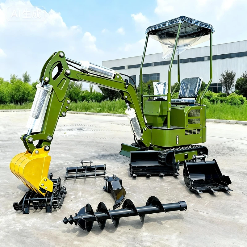 

Мини-экскаватор 0,8 тонны с двигателем Kubota, стандарт EPA/Euro 5, многофункциональный дизельный экскаватор для строительных работ в Европе.