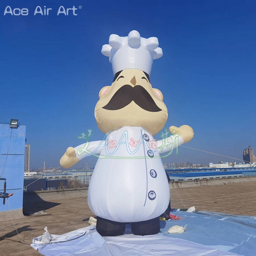 

Deft Design Inflatable Chef Replica Profession Character For Restaurant Advertising Made By Ace Air Art