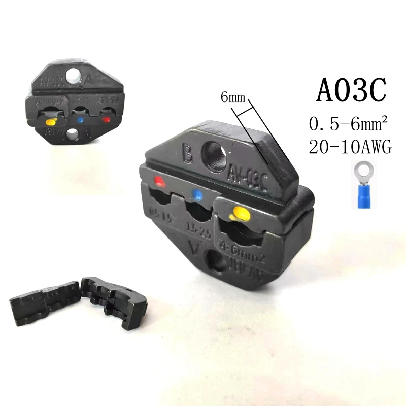 Morrem conjuntos para fse/HS-A03B/a03c/av10a/av101/a10/a16wf/av103 que friso os módulos da máquina das maxilas do alicate da mola da tomada que friso terminais do tampão