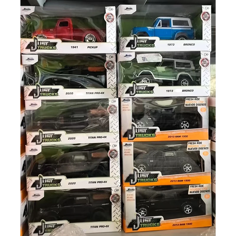 JADA Diecast Alloy 1/32 Scale 1973 BRONCO/2020 TITAN PRO-4X/2013 RAM 1500/1941 PICKUP Car Model Holiday Gifts Toys