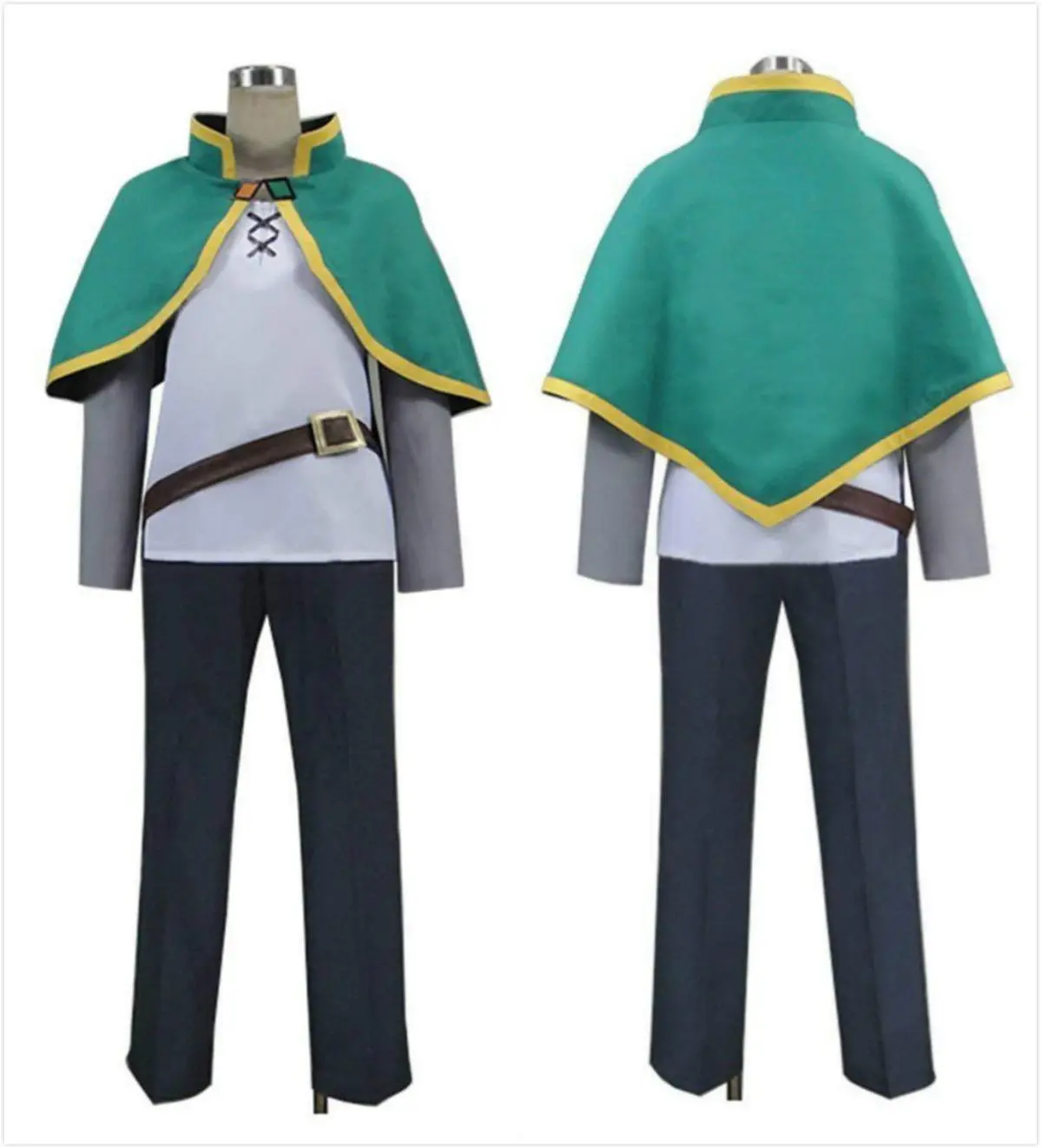 Kono Subarashii Sekai ni Shukufuku o! Satou Kazuma KonoSuba Kazuma Cosplay Costume Kazuma Satou Full Set