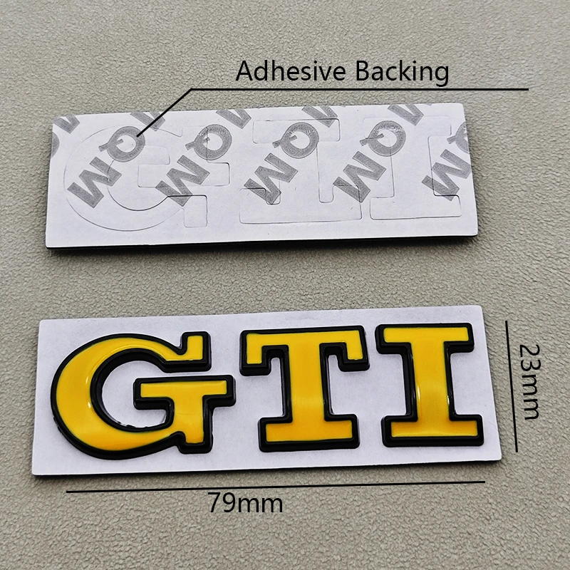 ثلاثية الأبعاد شعار معدني GTI شعار رسائل سيارة الخلفي الجذع شارة ل Volkswagen VW Golf 4 5 6 7 7.5 MK4 MK5 MK6 MK7 GTI ملصق اكسسوارات