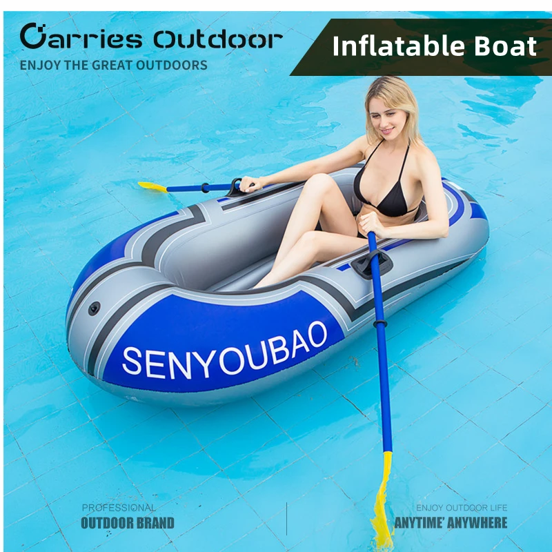 Pool Toys Outdoor Boat Inflatable Tired Summer Toys Inflatable Boat Kayak Canoe 188cm Fishing Boat Dinghy Marine Paddle Air Boat