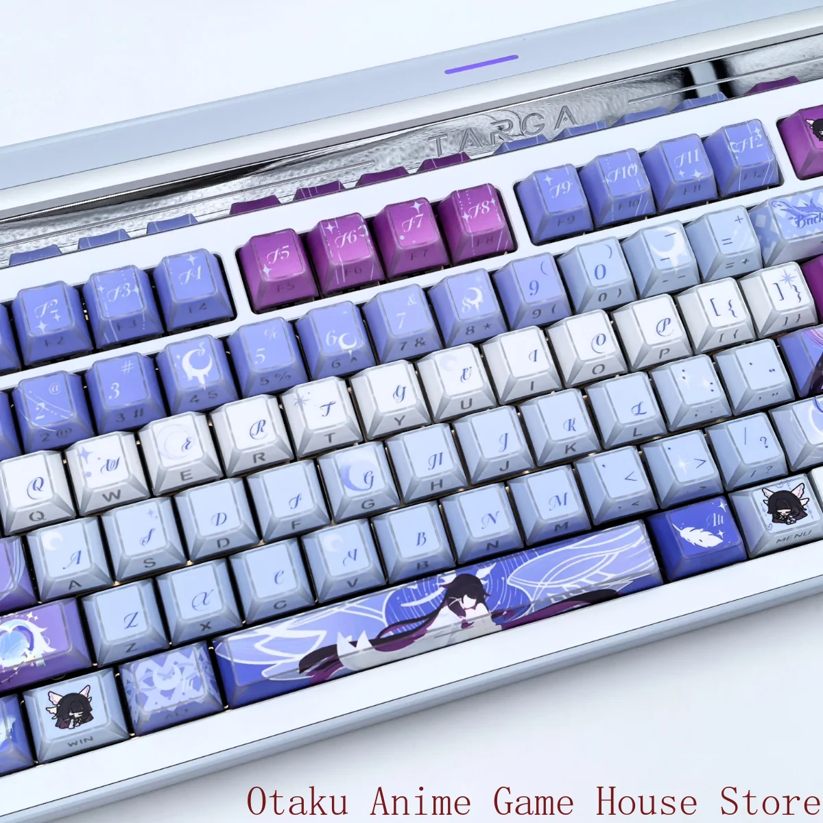 Mechanical Keyboard - غطاء مفاتيح كرتوني من Genshin Impact