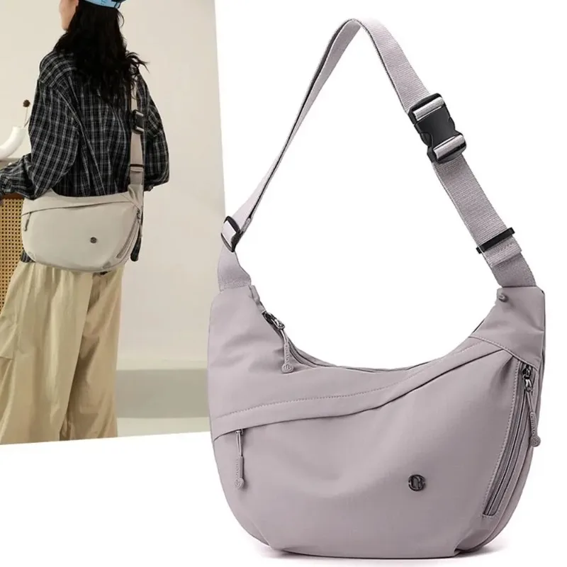 

Fashion Multifunctional Shoulder Bag High Capacity Nylon Hobos Bag Waterproof Adjustable Belt Crossbody Messenger Bag Shopping