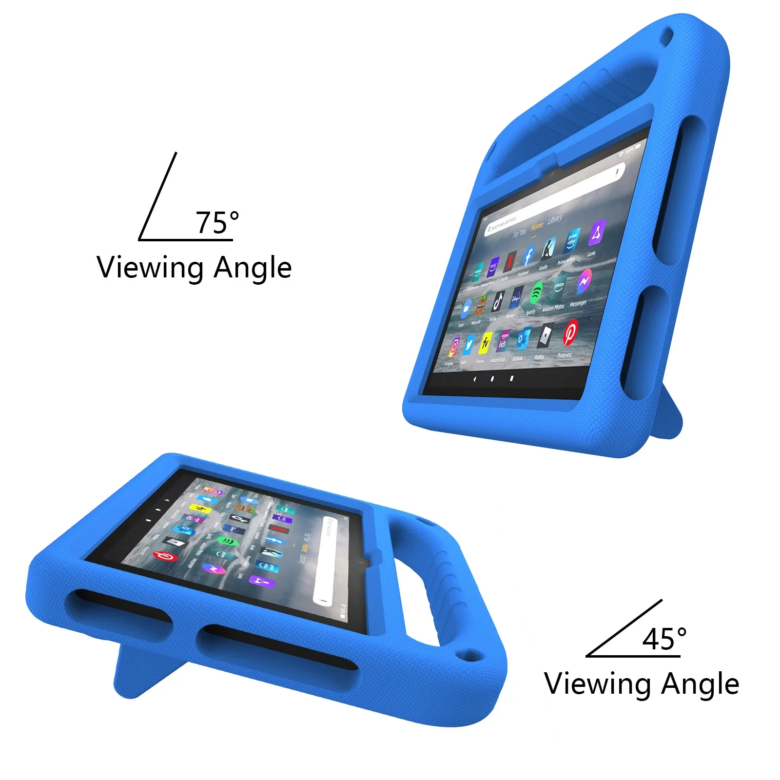 Cover For Amazon Kindle Fire 7 2022 7.0 Full body Shockproof Tablets Kids EVA Case For Amazon HD 8 plus 2020 2022 Para Fundas 3
