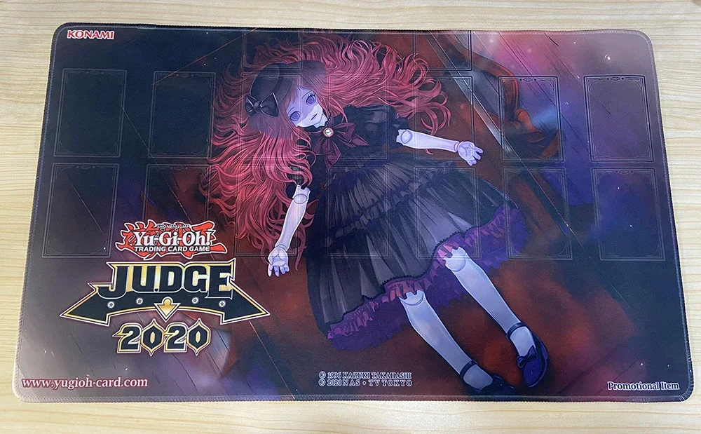 YuGiOh Gimmick Puppet Bisque Doll Playmat TCG CCG Mat Board Game Mat Trading Card Game Mat Anti-slip Rubber Mouse Pad Free Bag