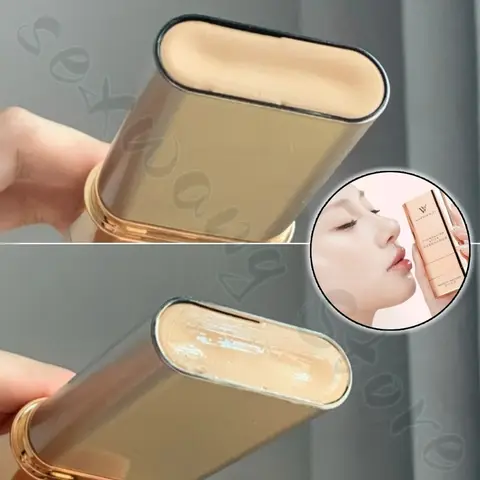 VIVIEN BEAUTY Fondotinta in stick a doppia testa Correttore Gomma trasparente leggera Copri macchie e pori dell'acne Illumina il tono della pelle