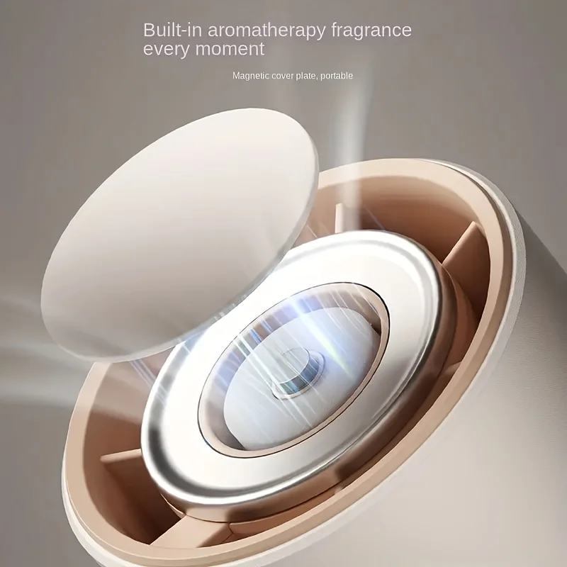 Hoge snelheid handventilator, 100 snelheidsinstellingen, batterij-indicator, LED-zaklamp, draagbare kleine buitenventilator met oplaadbare batterij