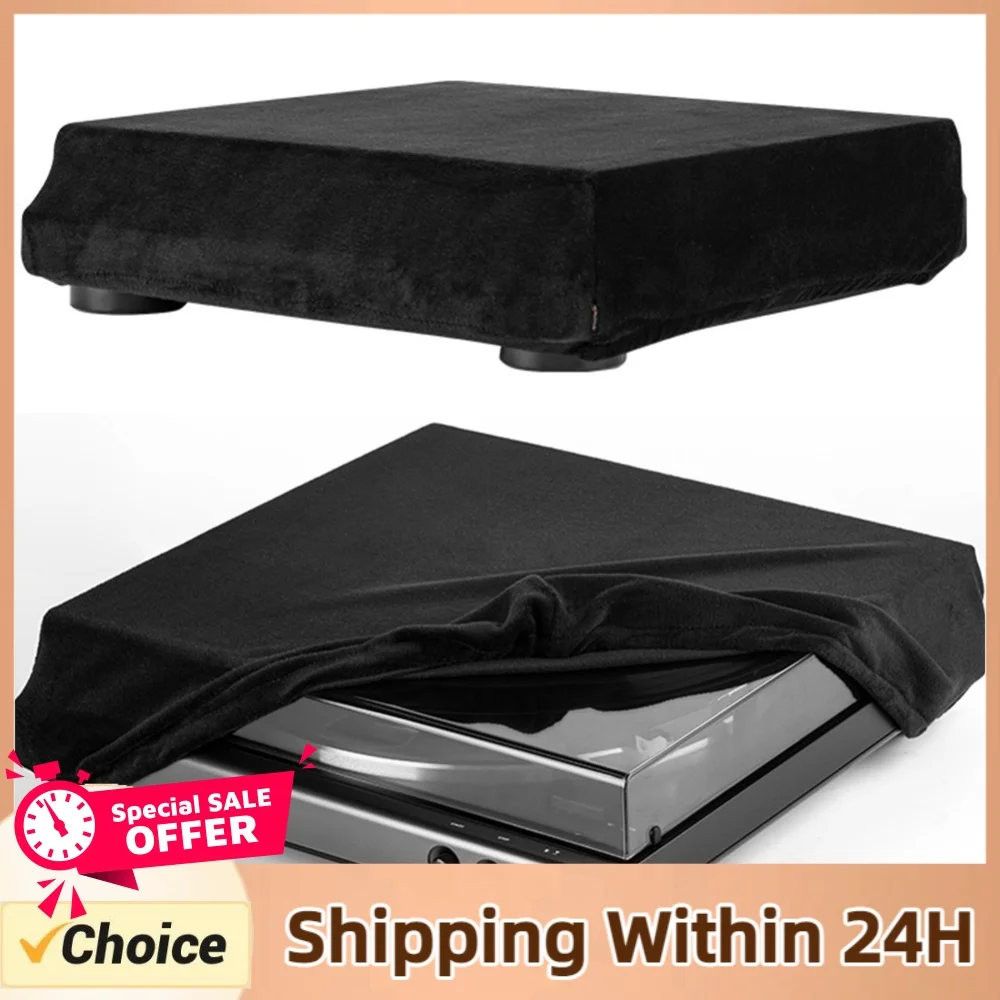 Protective Case Cover Spandex Protective Cover Turntable Dust Case Sleeve for Audio-Technica AT-LP60XBT Record Player