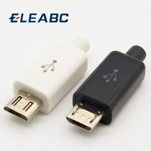 Micro USB 5PIN Male Connectors 4 in 1 ELEABC