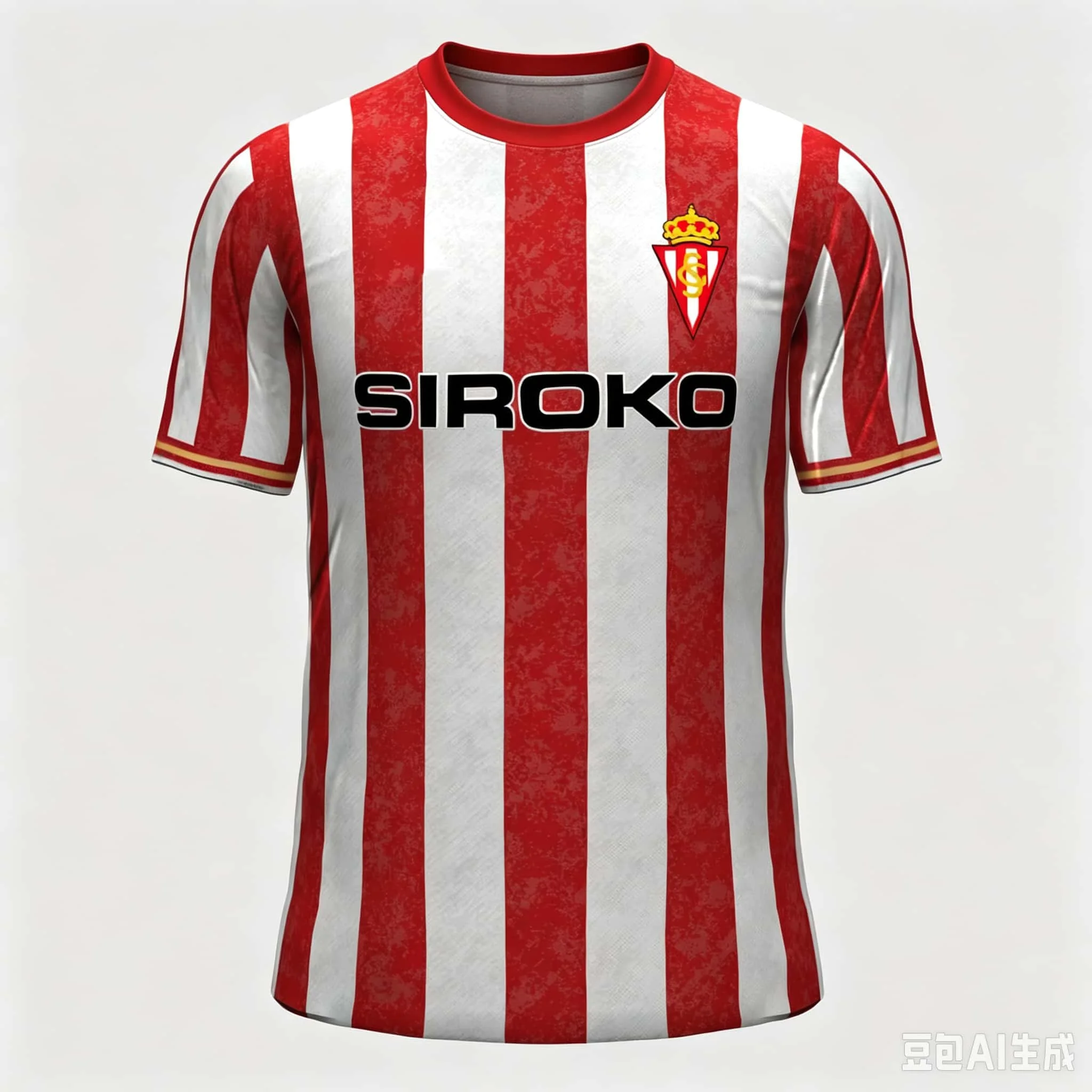 2026-27 Summer Football Fans T-shirt Real Sporting De Gijón Jersey Men's Sport Shirt Breathable Quick-Drying Y2K Style