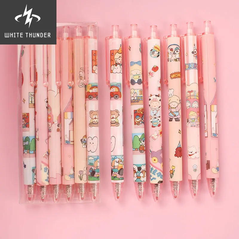 

6PCS cute stationery stationery anime stationery cute school supplies stationary pens school supplies stationery