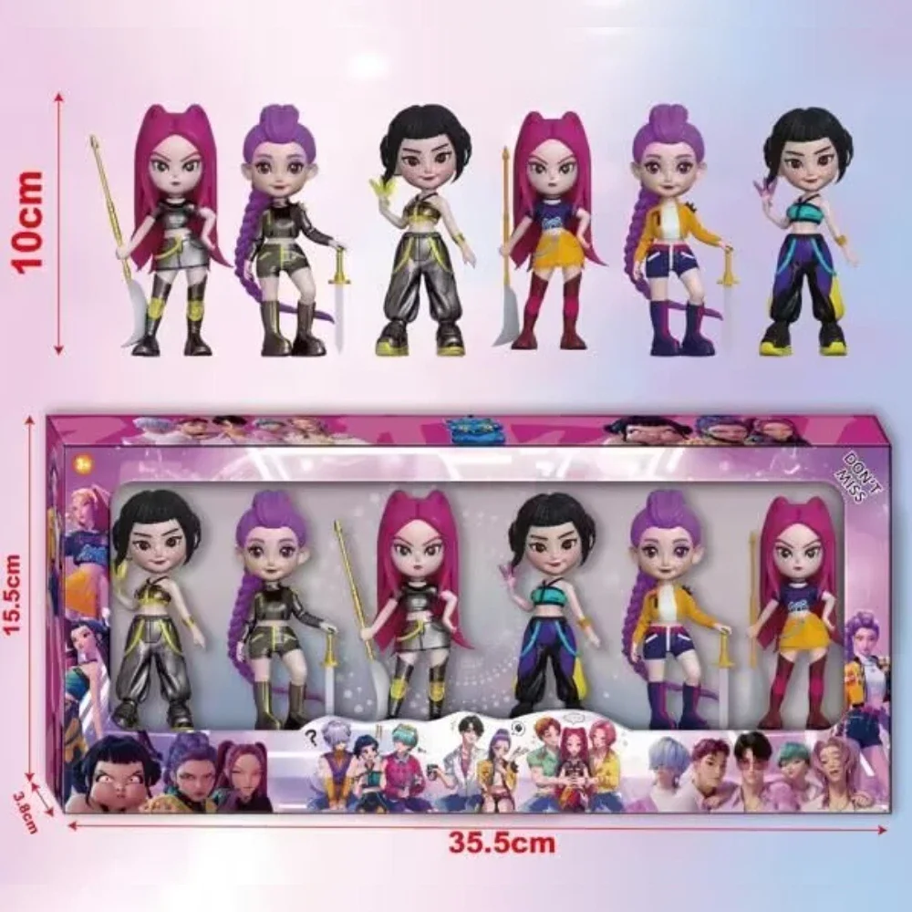 HOT Derpy Tiger Hunter Rumi Zoe Mira Anime Polyvinyl Chloride Character Collection Dedicated To Fans Childrens Christmas Gifts