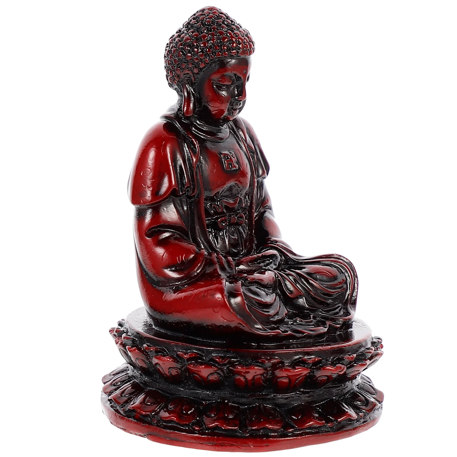 

1Pcs Resin Buddha Statue Premium Retro Creative Desktop Ornament for Home Office Resin Buddha Statue Temple Supply
