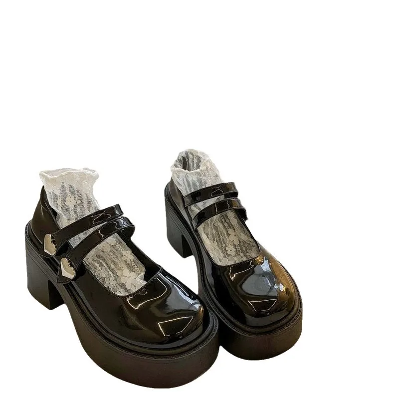 PU Hoof Heels roma Slides gomma alta roma gomma High Slides PU Hoof