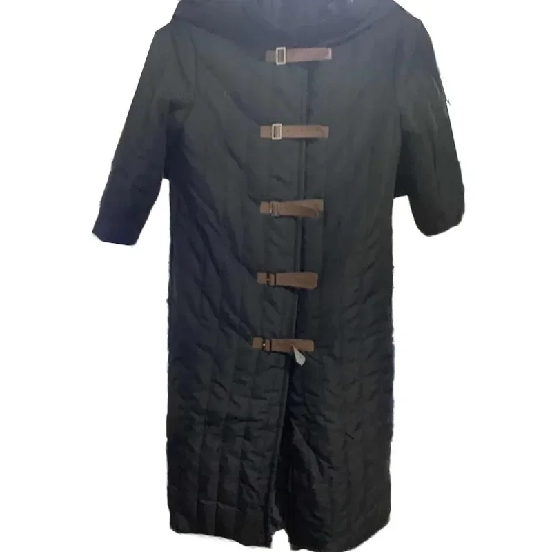 Medieval Warriror Knights Larp Costume Gambeson Doublet Mens Armor Coat Cosplay Jacket Battle Aketon Outfit For Adult 4XL G0CkA - view 2