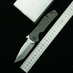 LEMIFSHE New 0620CF Folding Knife Mark 204P Blade Real Titanium Alloy/CF Handle Outdoor Camping Kitchen Survival Pocket EDC Tool