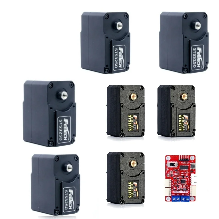 

Feetech STS3215 7,4 В 19 кг сервопривод TTL робот-сервопривод для настольных ПК AI робототехника/рука робота-программирования своими руками SO-ARM100 сервопривод с URT-1