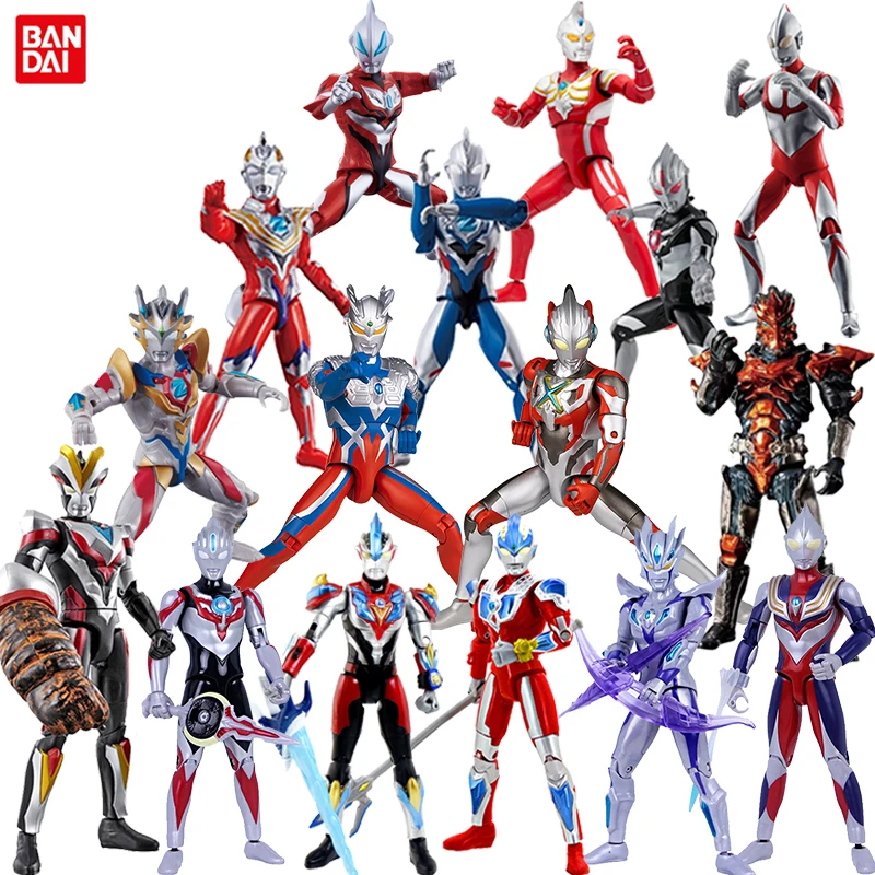 

Bandai Authentic Ultraman Action Figures: Super Articulated, Multi-Joint Movable | Collectible Dolls, Ideal Kids' Toy Gifts for