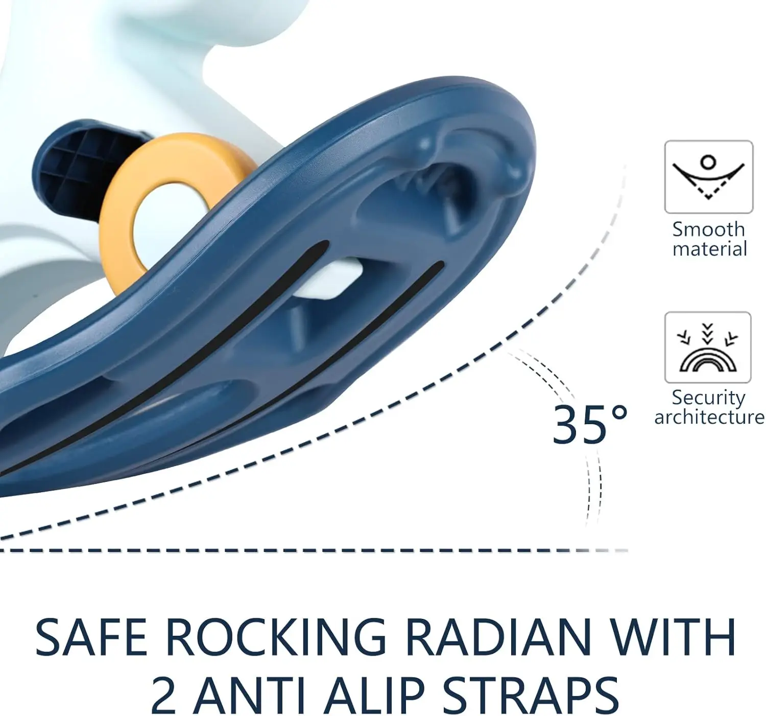 4 in 1 Rocking Horse for Toddlers 1-3 Years Old, Baby Rocking Toy Fun Birthday Gift for 1+ Boys, Ride on Toy with Detachable Bal