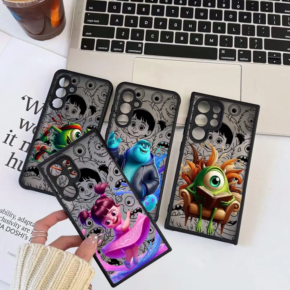 

Disney Monsters Inc James-P-Sullivan Phone Case For OPPO Reno 14 14f 13 13f 8 8t 7 7z 6 6z 5 4 3 Pro Plus 5G Transparent Cover