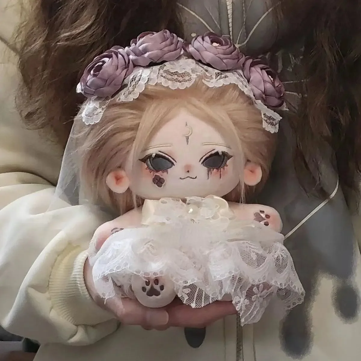 20cm Game Identity V Galatea Kawaii Cosplay Anime Cotton Doll Body Fans Collection Sculptor Soft Plushies Idol Toy Figures Gift