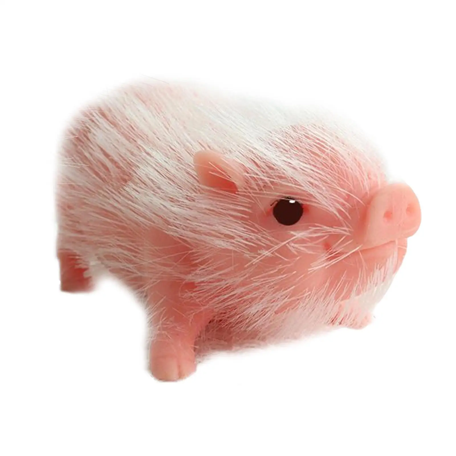 Lovely Silicone Realistic Piglet Animal Soft Reborn Animals Soft Pig Doll for Birthday Gift Micro Landscape Photography Props