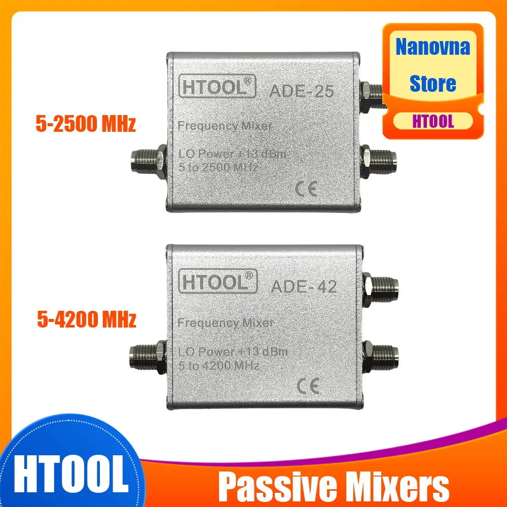 

HTOOL Freguency Mixer 5-4200 5-2500 MHz Level 13 LO Power +13 dBm Cellular PCS Instrumentation Satellite Communication