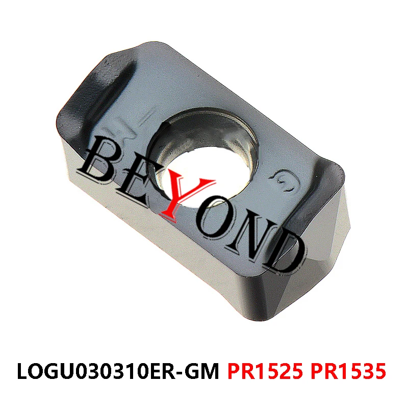 100% Original LOGU030310ER-GM PR1535 PR1525 Carbide Milling Inserts LOGU030310 LOGU 030310 ER CNC Cutter Lathe Tools LOGU0303