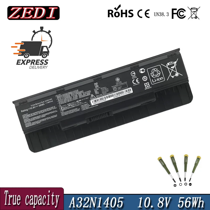 

ZEDI new A32N1405 Laptop Battery for ASUS ROG N551 N751 N751JK G551 G771 G771JK GL551 GL551JK GL551JM G551J G551JK G551M G551JW