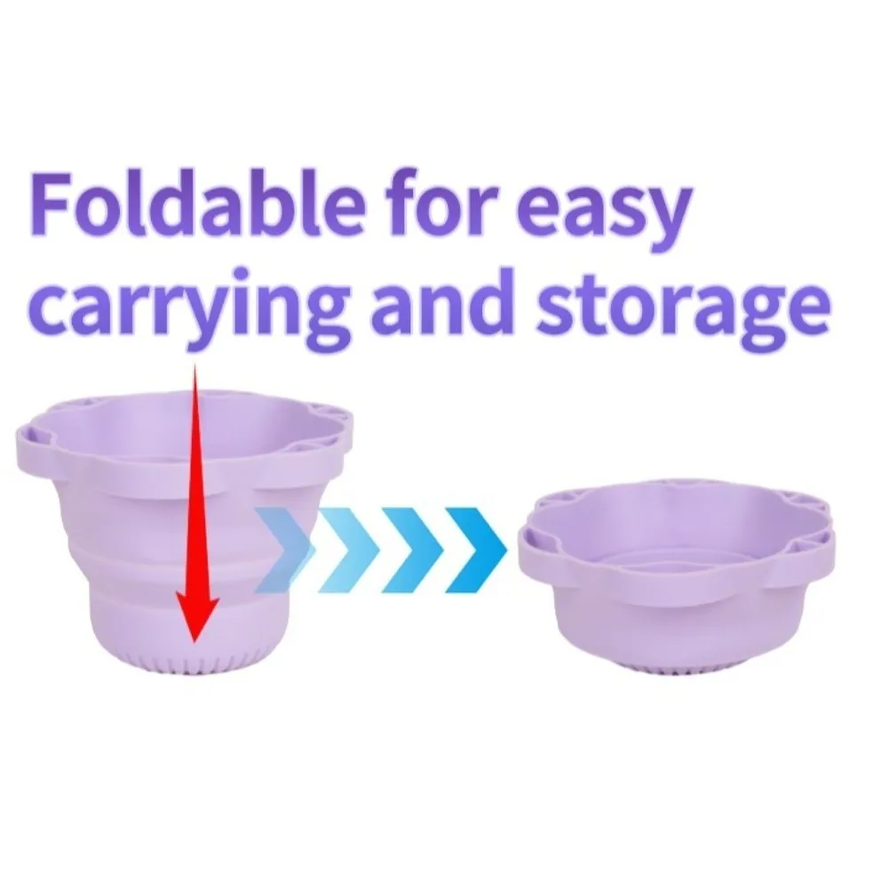 실리콘 레이지 메이크업 브러쉬 클리너 접이식 속건 파우더 퍼프 세척 컵 휴대용 보관 메이크업 브러쉬 홀더 뷰티 도구