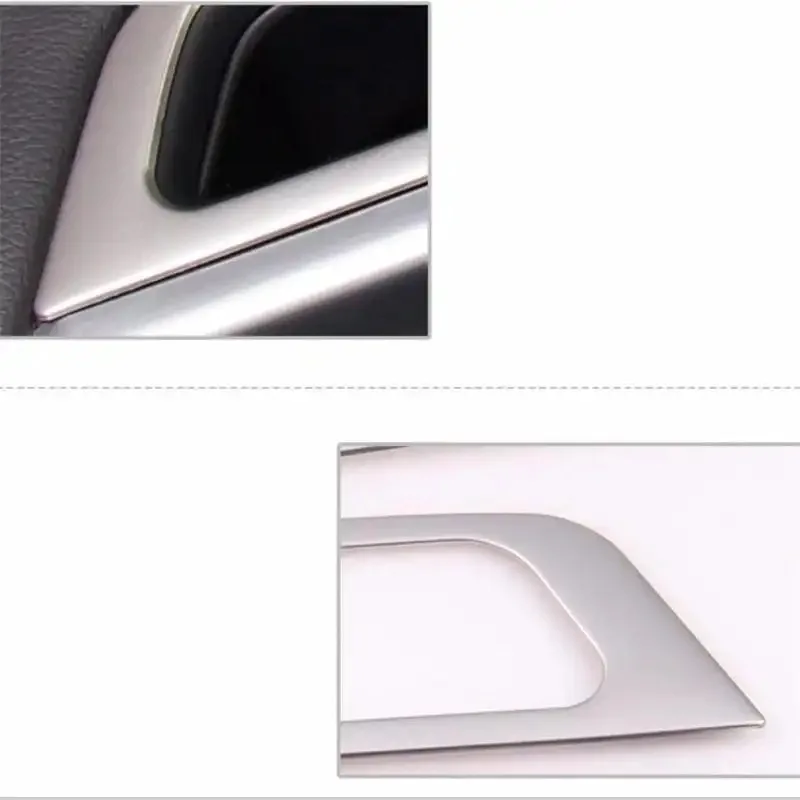 Stainless Steel Door Armrest Glass Lifter Button Panel Decorative Cover For Volvo XC60 S60 V60 Car Accessories Sticker