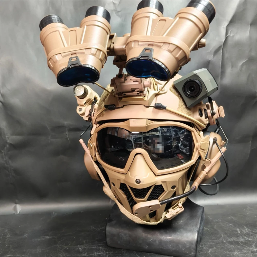 FANDAO Call Of Duty Tactical Helmet Set Airsoft Paintball Full Set Of Military Fan Equipment For Role Playing Delta Force Game - Image 2