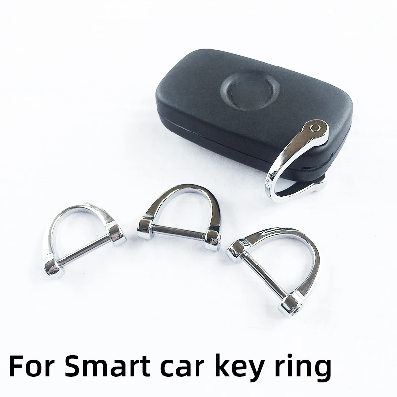 

Classic D Shape Horseshoe Key Holder Thick Rod Car Keychain Key Ring Metal Key Rings Interior Accessories