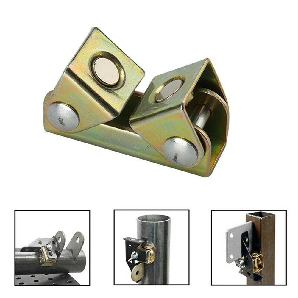 1PCS Magnet Schweißen Klemme Für Werkzeug Boxen Flügel Möbel Ausrüstung Einstellbare V Typ Schweißen Jig Hand Werkzeug Liefert