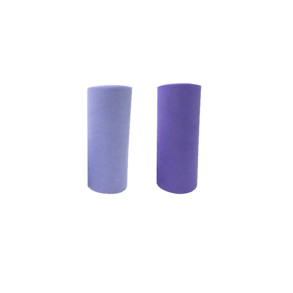 

2 pcs 6 Inch Tulle Roll Lightweight Poly Mesh Ribbon For Wedding Decoration Diy Gauze Craft Party Favors Floral Design Decor