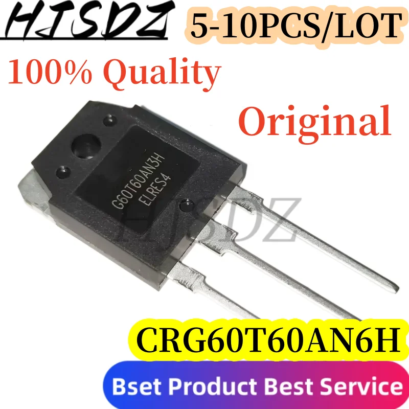 

5-10PCS/LOT 100% Quality Transistor CRG60T60AN3H G60T60AN3H G60T60AN TO-247 IGBT Nuevoy Original