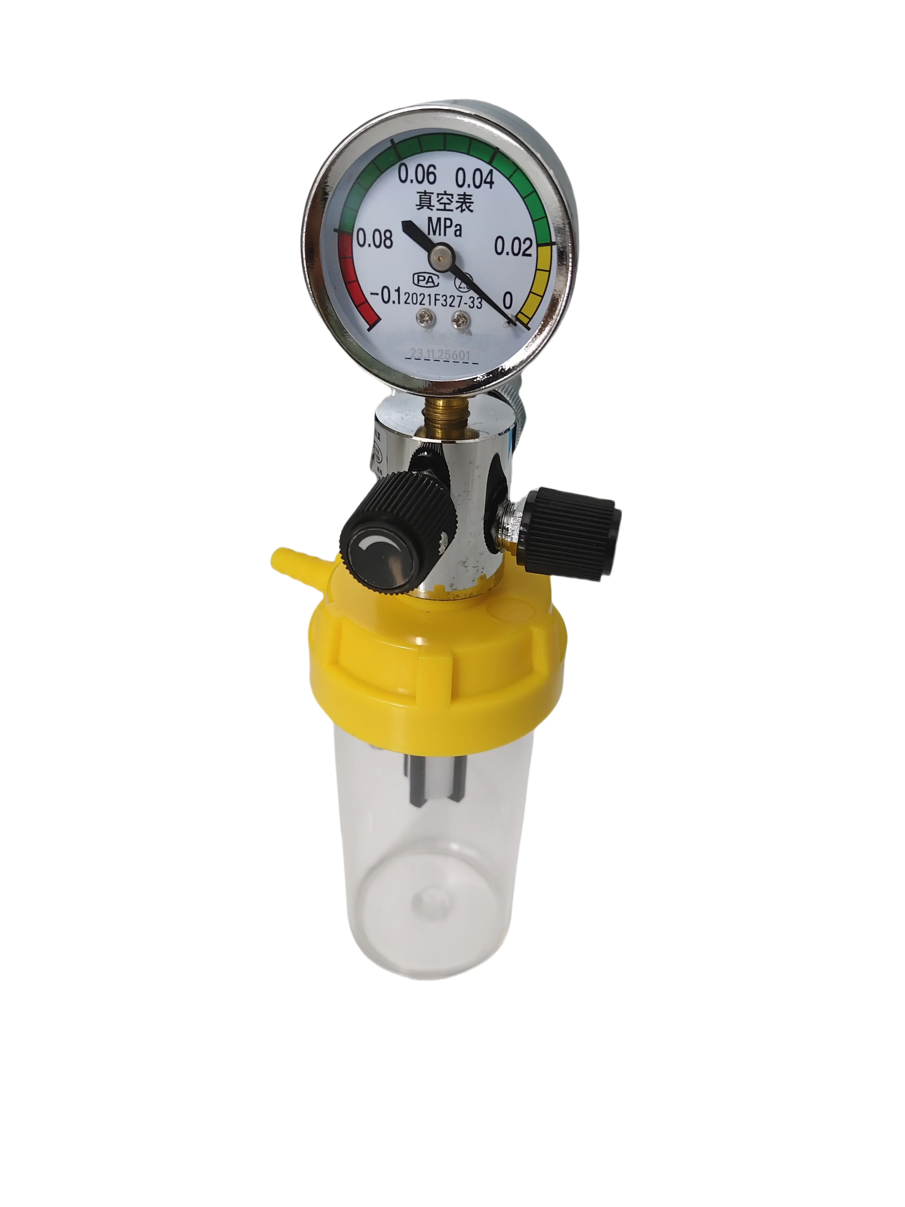 Aluminum Body Suction Pressure Regulator with Tube and Jar