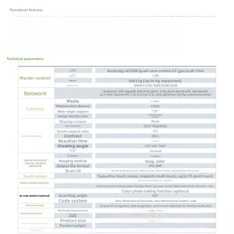 Witness verification end point facial recognition fingerprint  verification machine