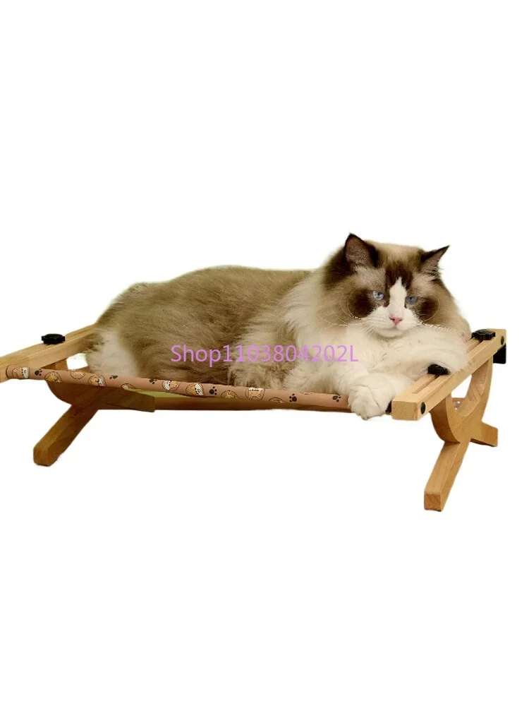 

Cat Bed Pet Bed Four Seasons Universal Solid Wood Cat Nest Does Not Occupy An Area Can Be Removed and Washed Off The