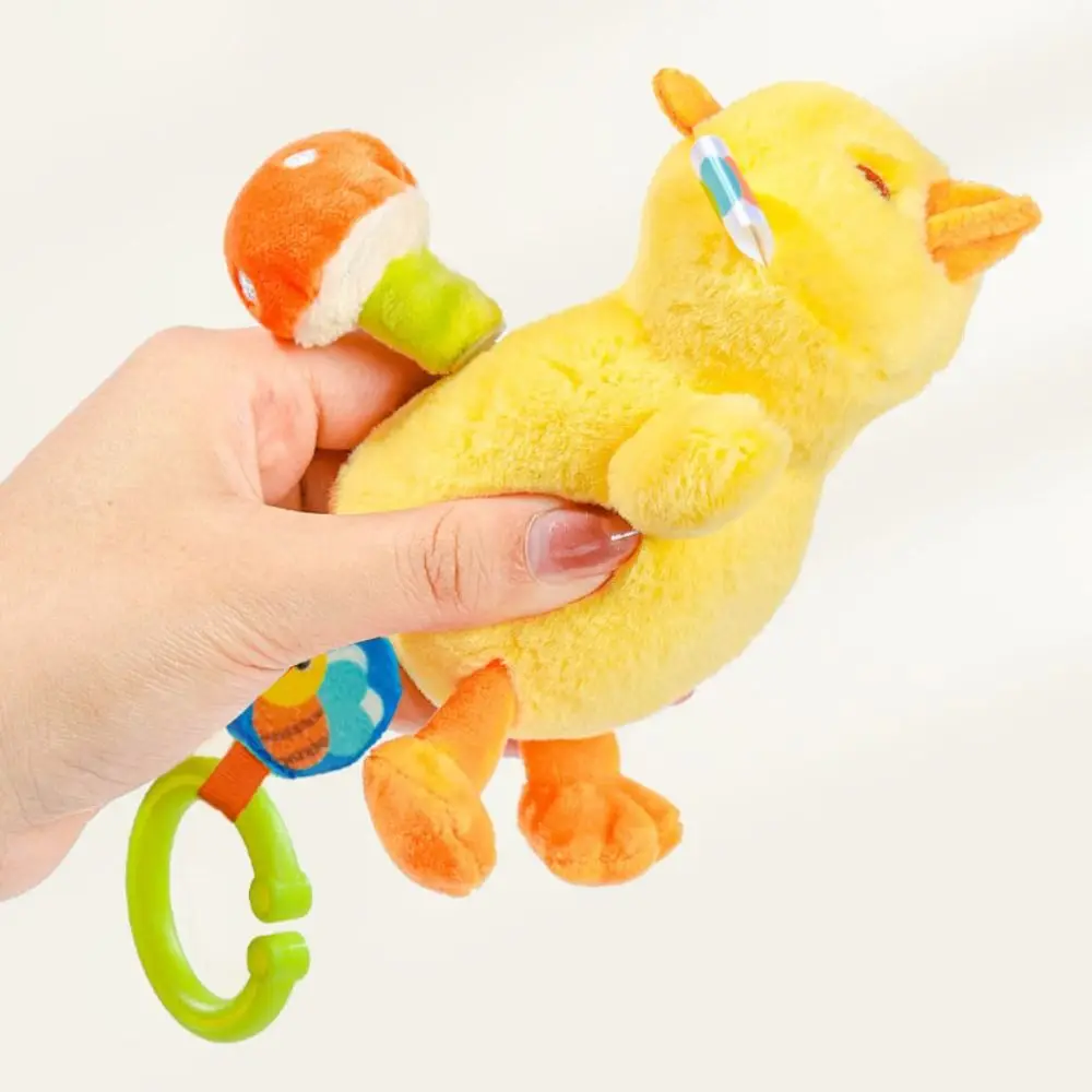 PP Cotton Turtle Spinning Plush Toys Fluffy Interactive Pulling Rope Stuffed Animal Toy Cartoon Ins Baby Hanging Rattle Toys