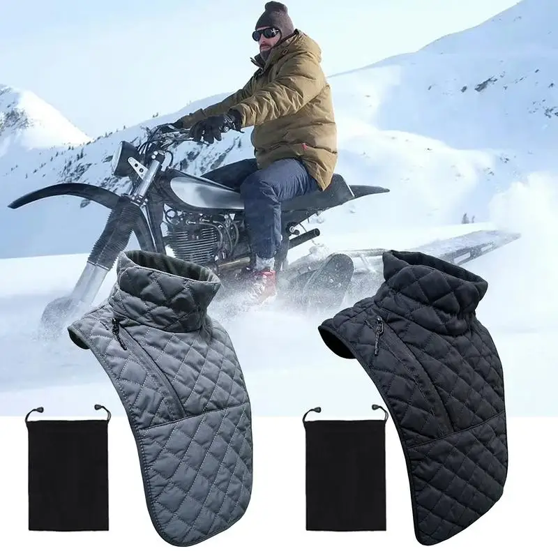 Winter Neck Warmer Gaiter Adjustable Face Scarf Chest Warmers Thick Neck Gaiters For Outdoor Activities Motorcycle Riding Skiing