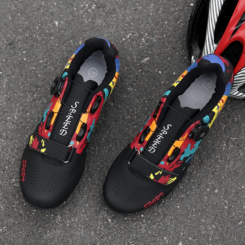 Herbst- und Winter-Fahrradschuhe, Unisex, mit robuster Sohle, geeignet für Straßen- und Mountainbikes, professionelles Fahrradzubehör, ideal zum Radfahren. – Detail 3